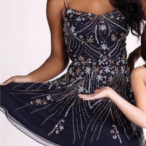 ASHLEY LAUREN Blue cocktail - Picture 4 of 6